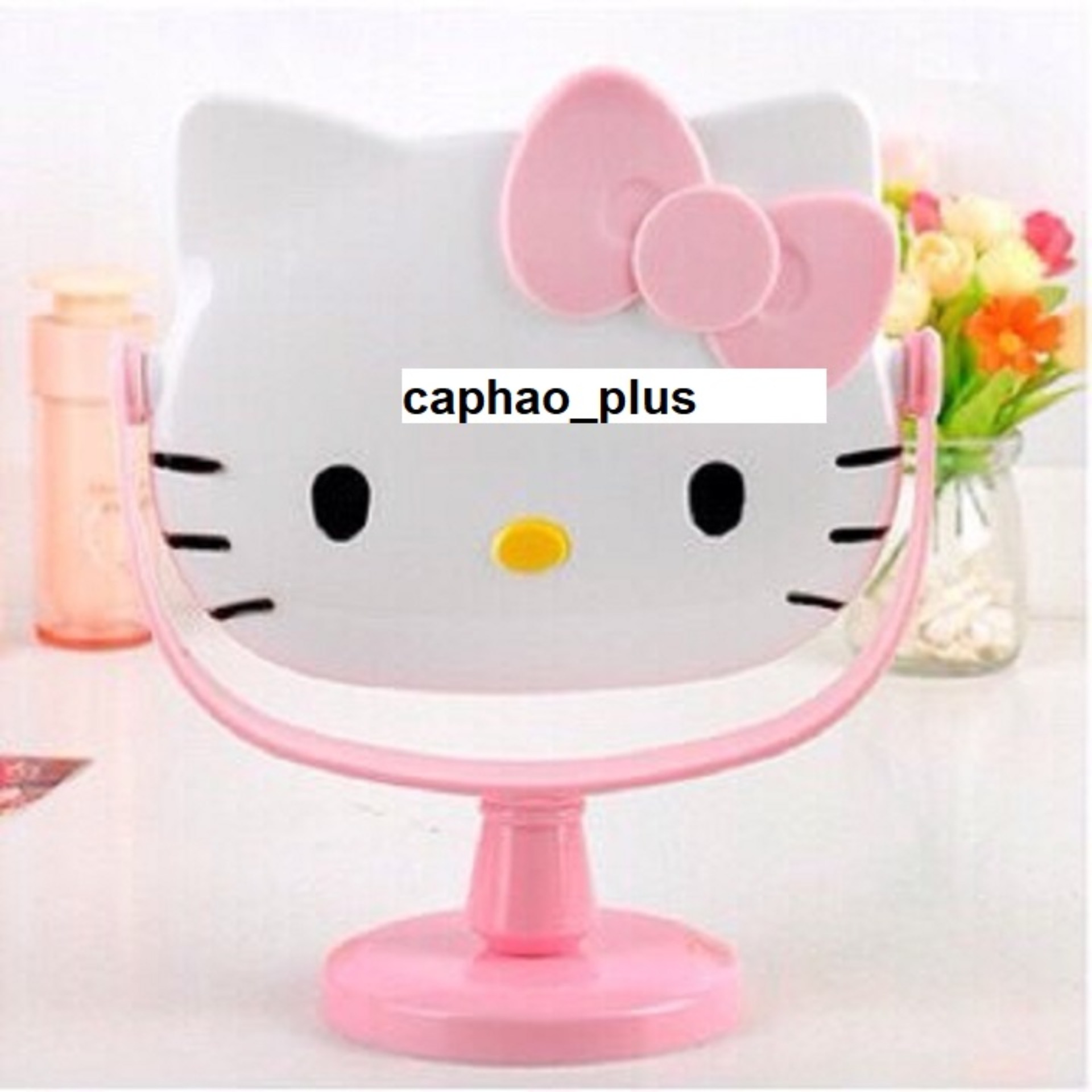 Gương Đề Bàn Hình Con Mèo