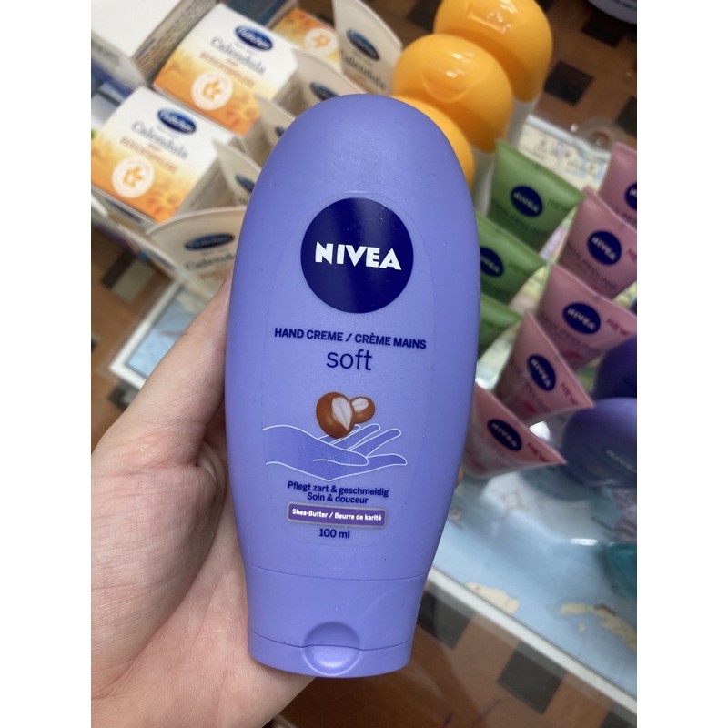 Kem Dưỡng Da Tay Và Móng Bơ Hạt Mỡ Nivea 100Ml Đức