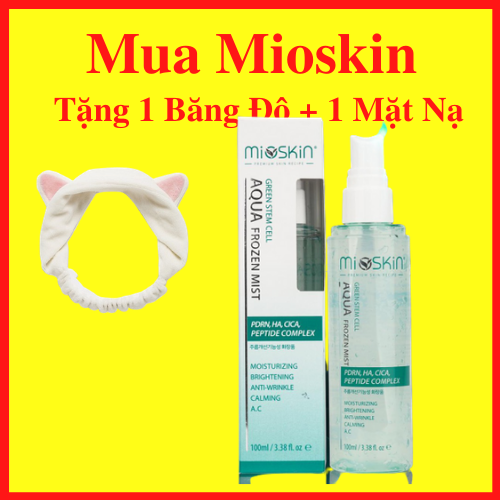 [Hcm]( Chinh Hang) Xịt Khoáng Tế Bào Gốc Mioskin Xịt Dưỡng Mioskin 5In1 Tặng Kèm 1 Băng Đô Tai Mèo Cực Xinh Và 1 Mặt Nạ Dưỡng Trắng Da Ngẫu Nhiên