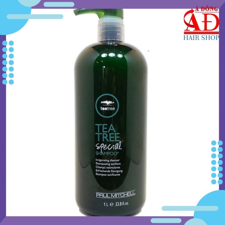 Dầu gội Tea Tree Paul Mitchell Special shampoo trà xanh bạc hà ngăn gàu kháng khuẩn Mỹ 1000ml