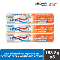 Bộ 3 Kem đánh răng Aquafresh Extreme Clean Whitening Action 158.7 gr