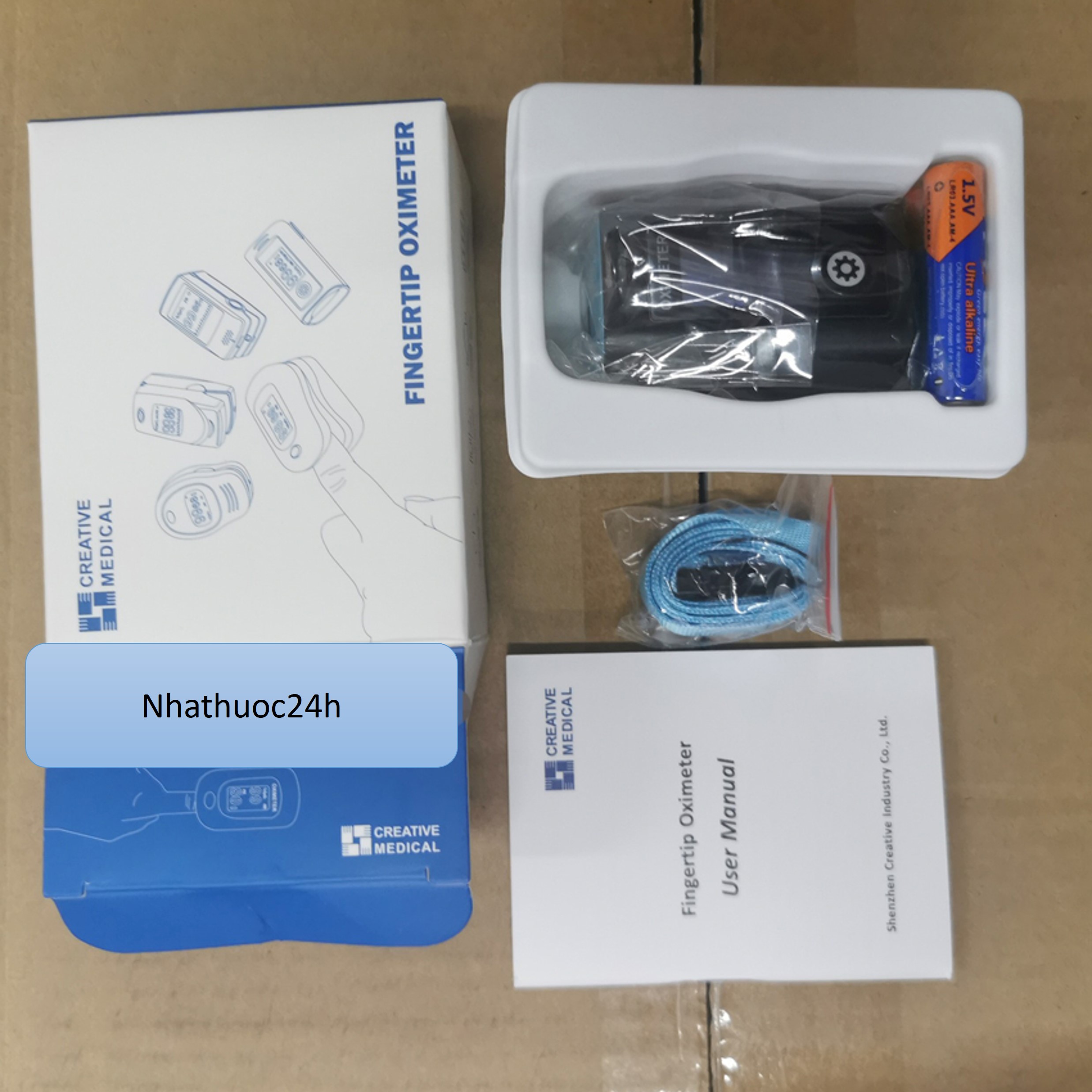 [Chính hãng] Máy đo nhịp độ bão hòa Spo2 tự theo dõi kiểm tra sức khỏe liên tục đơn giản tại nhà.