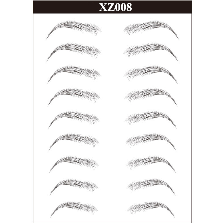 Miếng dán xăm lông mày 3D chống thấm nước lâu trôi