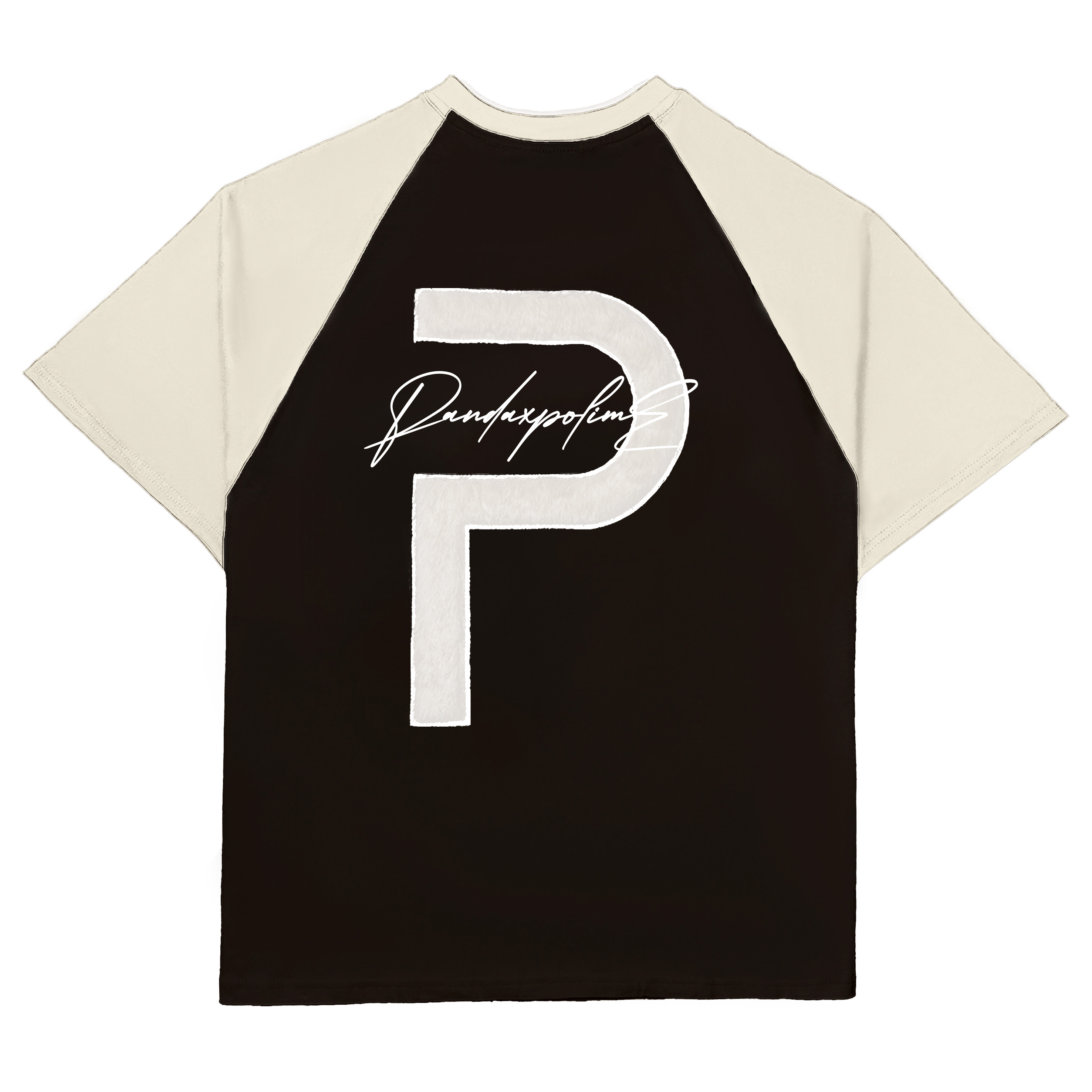 Áo phông local brand PANDAX POLIME áo thun raglan tay lỡ phối màu form rộng phông oversize cặp đôi n