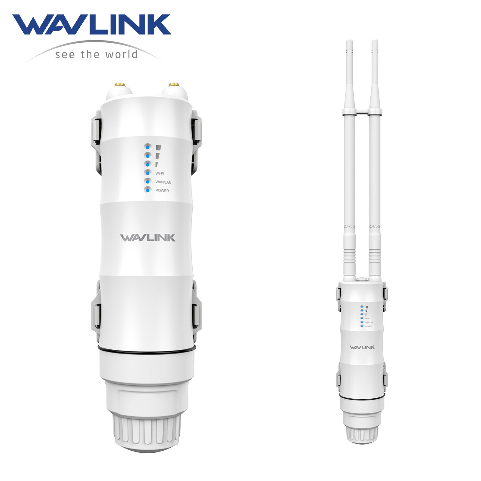WAVLINK AC1200 Dual Band Outdoor Access Point Outdoor Long Range Wi-Fi Extender with Active/Passive 