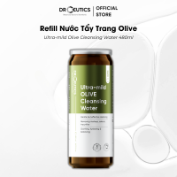 DRCEUTICS REFILL TẨY TRANG OLIVE - DẠNG NƯỚC VÀ SỮA 480ML| TIẾT KIỆM - TIỆN LỢI DÀNH CHO MỌI LOẠI DA