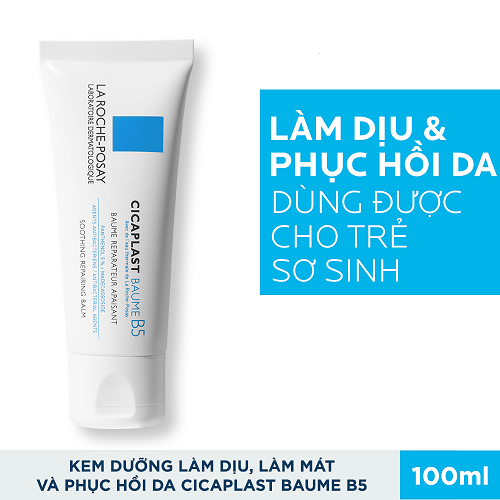 Kem Dưỡng Ẩm Roche Posay Giúp Dịu Dahỗ Trợ Phục Hồi Và Dưỡng Ẩm Da La Roche Posay Cicaplast Baume B5 40Ml N 100Ml - Hami Cosmetics