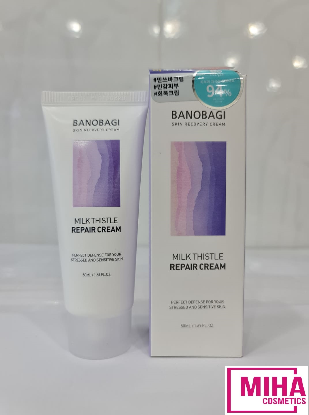 [Hcm]Kem Dưỡng Phục Hồi Da Banobagi Milk Thistle Repair Cream 50Ml