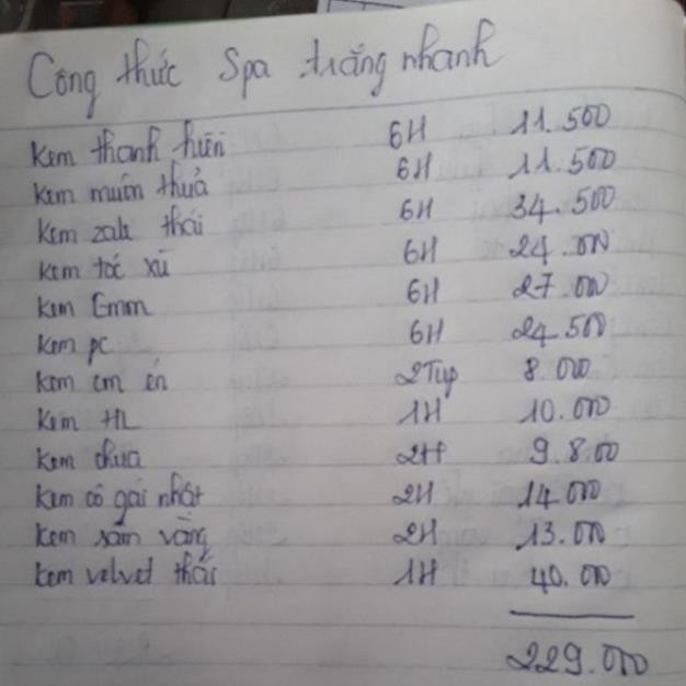 Combo Kem Trắng Da Body Spa 229