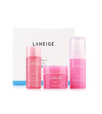 [Hcm]Bộ Kit Laneige Thanh Tẩy Và Làm Sáng Da 4 Món Clear C Peeling Trial Kit