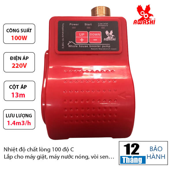 Bơm tăng áp điện tử 24V Awashi ASB-24