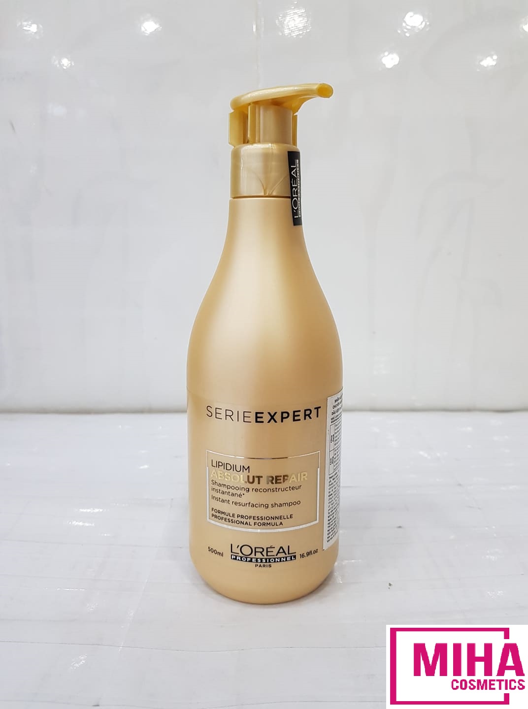 [Hcm]Dầu Gội Phục Hồi Tóc Hư Tổn Loreal Absolut Repair Lipidium Pro Salon 500Ml