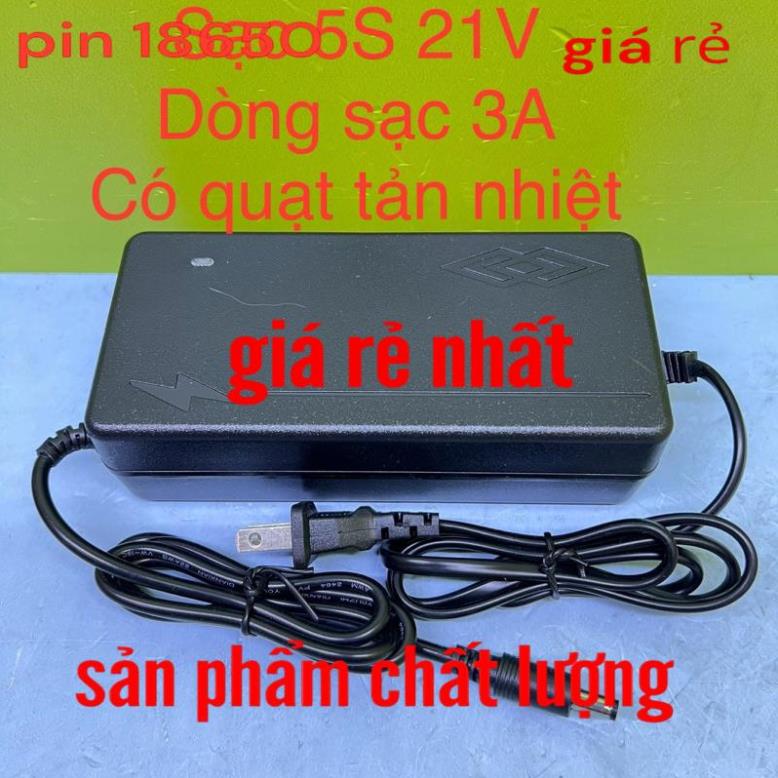 Sạc 5s3A 21v có quạt tản nhiệt