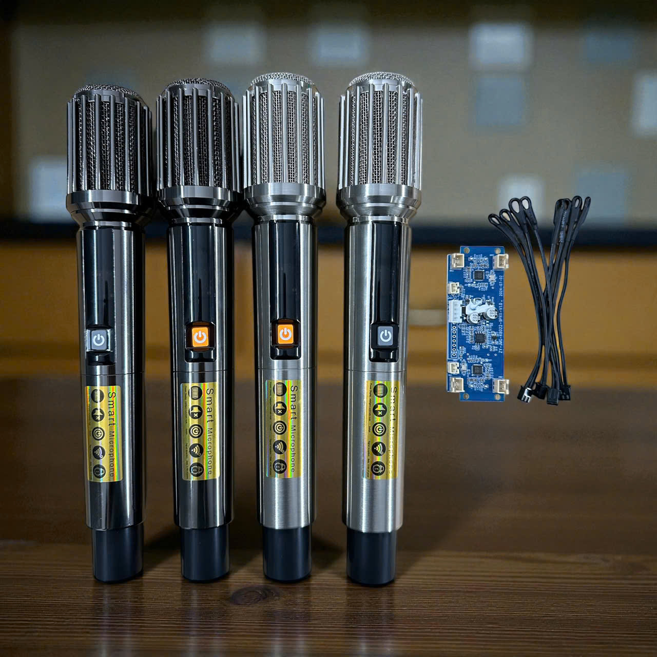 Micro bo mạch Micro pin sạc MTMAX TK22 – Hát Nhẹ Âm Thanh Chuẩn Hay  độ micro cho loa kéo thay bo mạ