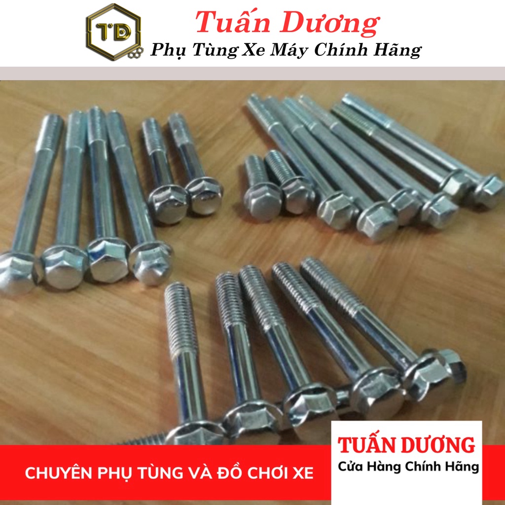 [ CHÍNH HÃNG ] Bộ Ốc Bắt Lốc Máy Xe Dream Wave Hàng Xịn Honda Lắp Được Cho Cả Dream Và Wave Việt Và