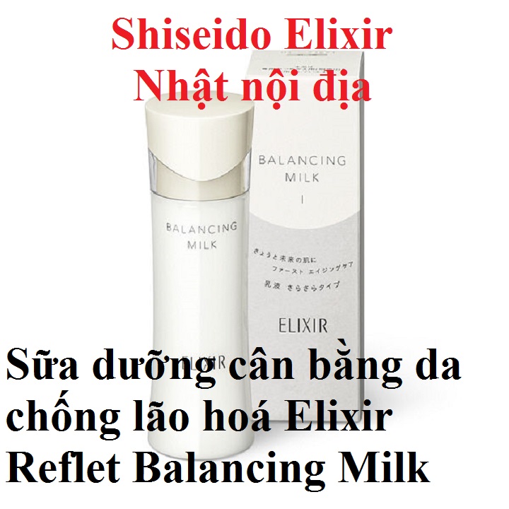 Sữa Dưỡng Cân Bằng Dầu Và Độ Ẩm Elixir Banlancing Milk 130Ml