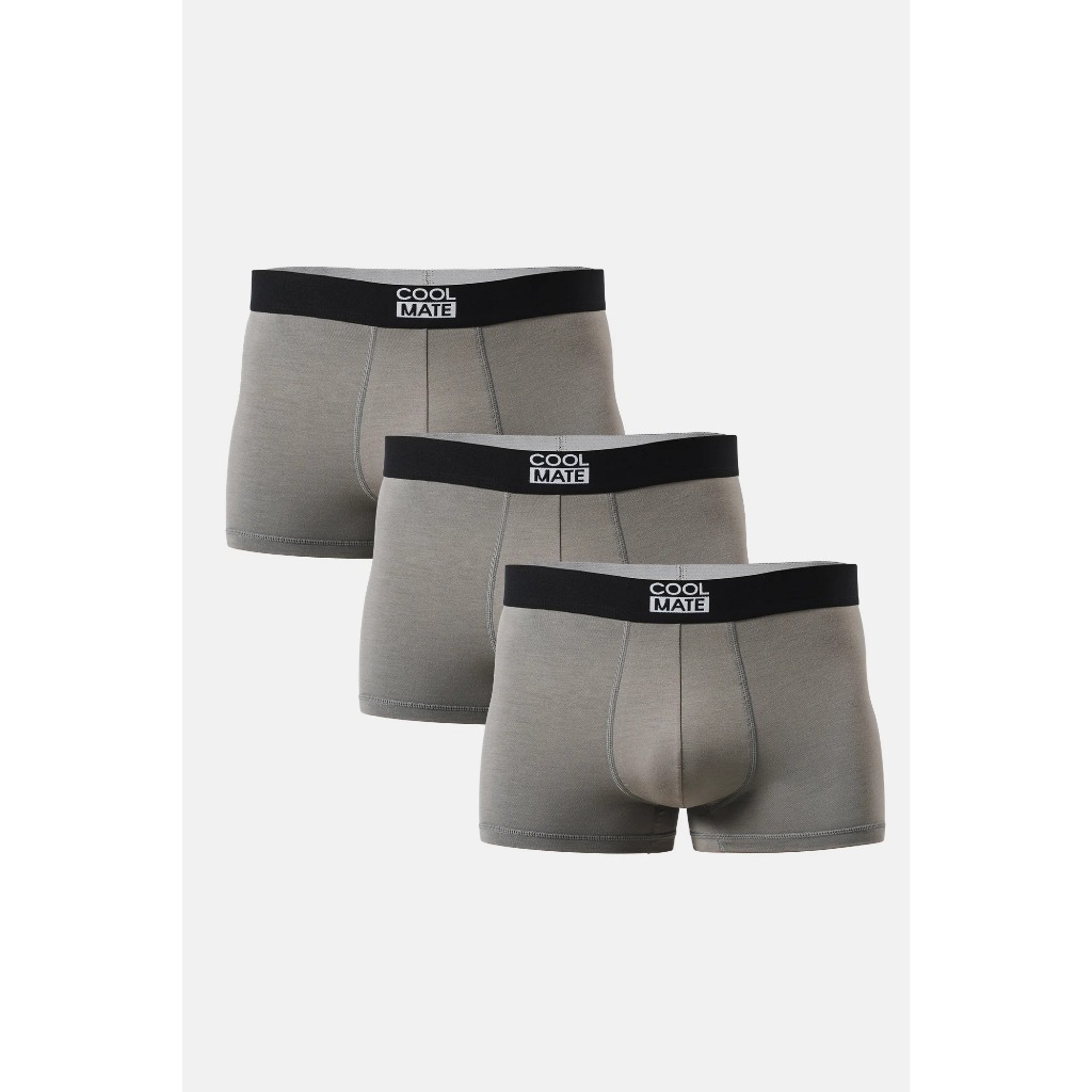 [CHỈ 7-14.2 TẶNG QUÀ ĐƠN TỪ 249K]COMBO 3 Quần lót sịp đùi boxer nam Trunk Bamboo kháng khuẩn cao cấp