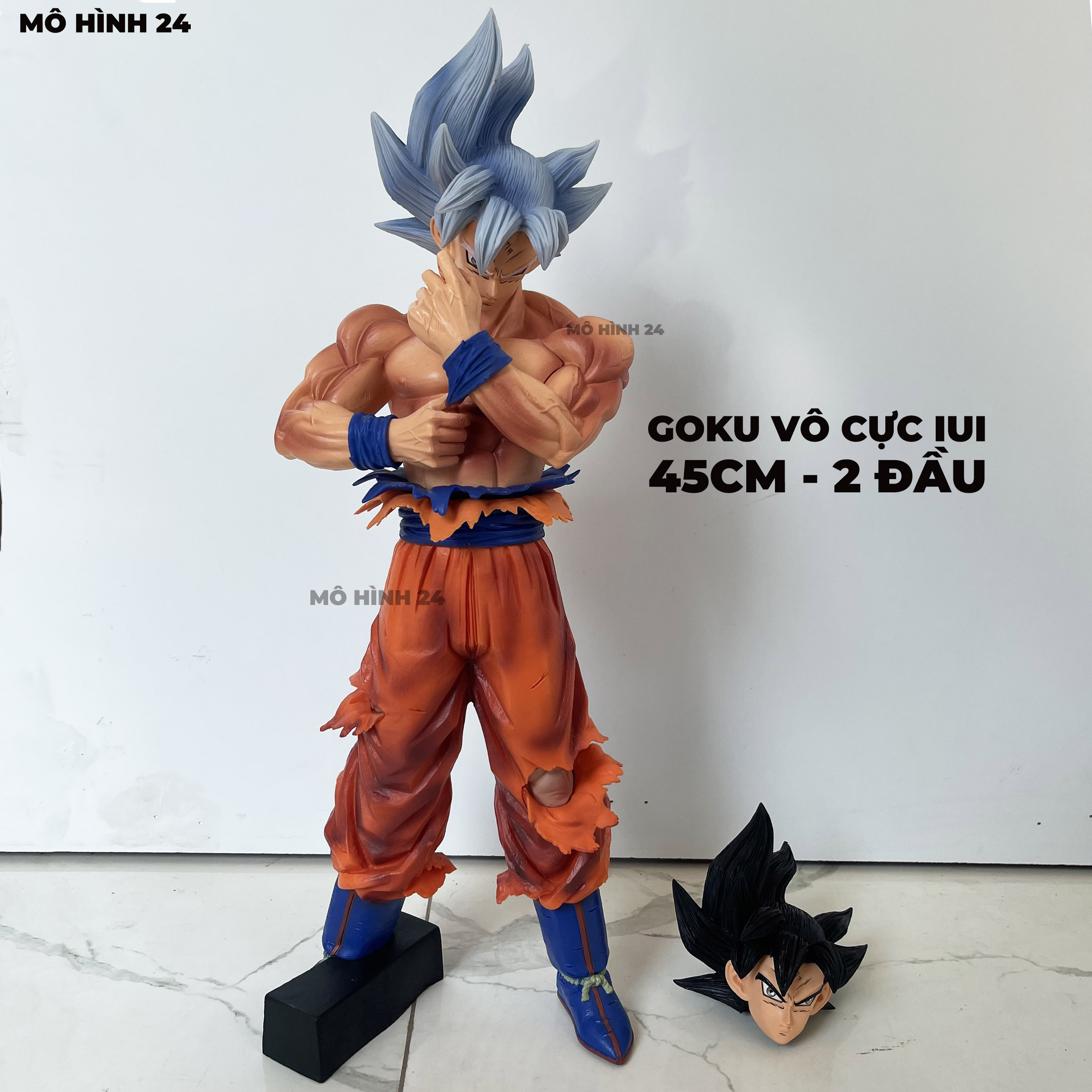 [CAO 45CM] Mô hình nhân vật Son Goku IUI Vô cực 45cm figure UI dragonball dragon ball ultimate ngầu 24group INFINITE