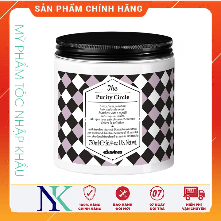 [Hcm]Mặt Nạ Thải Độc Davines Purity Circle 750Ml