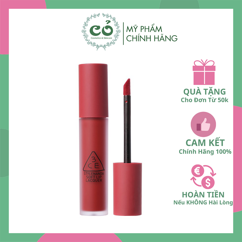 [Hcm]Son 3Ce Soft Lip Lacquer Cam Kết Sản Phẩm Đúng Mô Tả Chất Lượng Đảm Bảo An Toàn Cho Người Sử Dụng