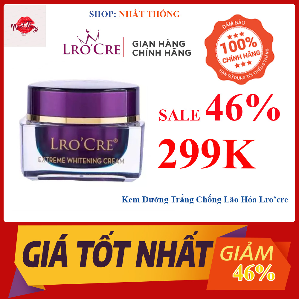 Kem Dưỡng Trắng Chống Lão Hóa Lro’cre