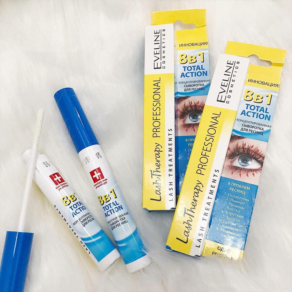Dưỡng mi ?? ?? huyết thanh dưỡng mi Eveline 8in1 total action lash therapy professional mặt hàng đang được săn đón chất lượng đảm bảo và cam kết hàng đúng như mô tả