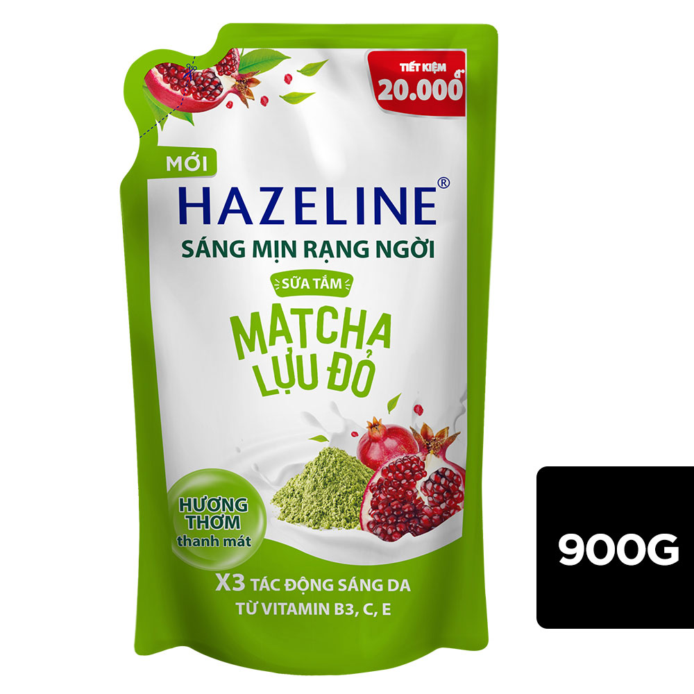 Sữa Tắm Dưỡng Sáng Da Hazeline Dưỡng Ẩm Hazeline 1.2kg