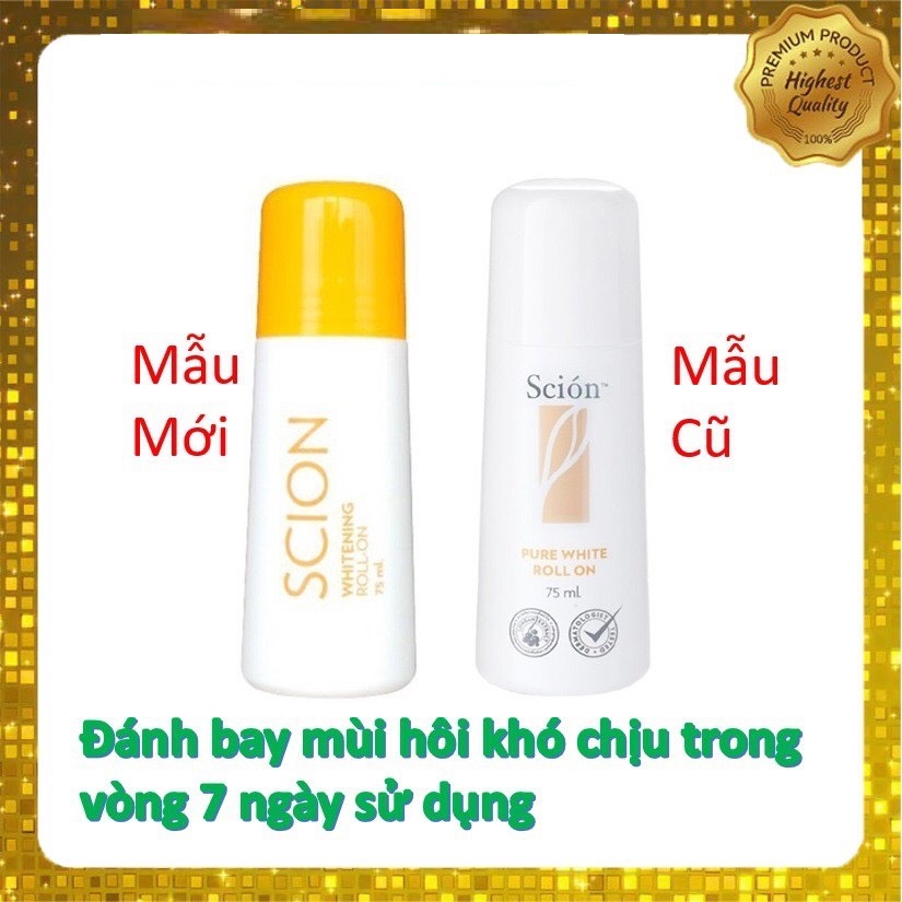 Lăn Khử Mùi Scion Pure White Roll Hạn Chế Mùi Hôi Hiệu Quả