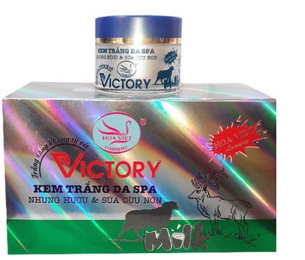 Kem Victory Trắng Da Spa - Nhung Hươu Và Sữa Cừu Non - Vic20