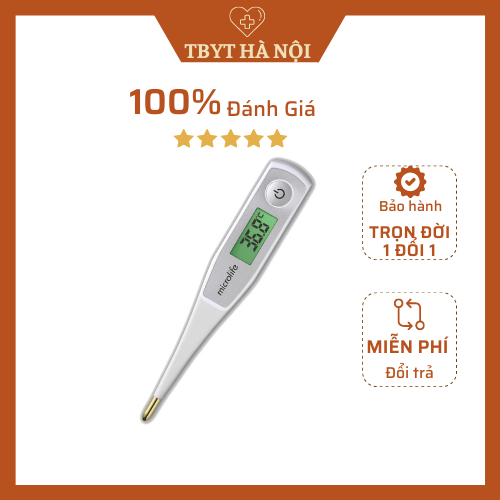 [Bảo Hành Trọn Đời] Nhiệt Kế Điện Tử Kẹp Nách Microlife Mt550 (10 Giây) - Chính Hãng An Toàn - Tiện Lợi.