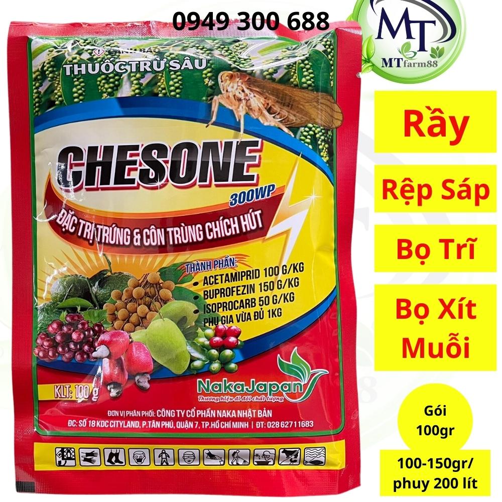 [100 gói] – Trừ rầy xanh hiệu quả CHESONE 300WP 100g -  Diệt rầy và trứng rầy - rệp sáp -rệp muội - 