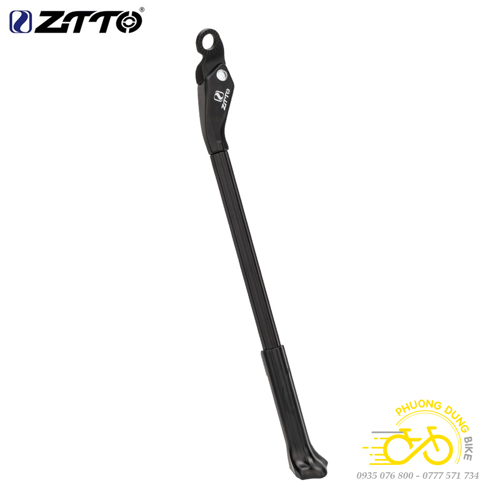 Chân chống nhôm xe đạp gắn moay ơ dành cho xe ti trục lớn ZiTTO