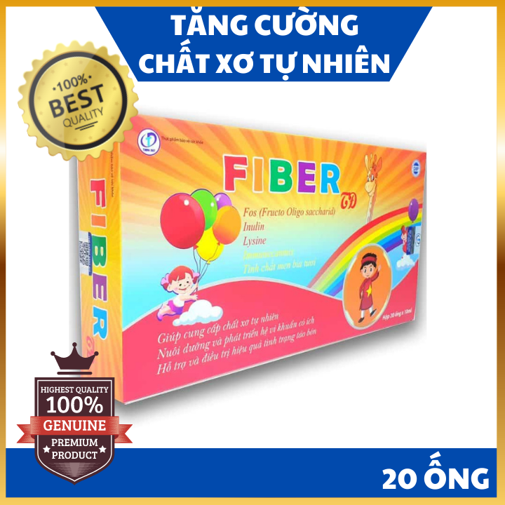 [Kích Thích Ăn Uống Cung Cấp Xơ Tự Nhiên] Fiber Tđ - Hộp 20 Ống X 10Ml