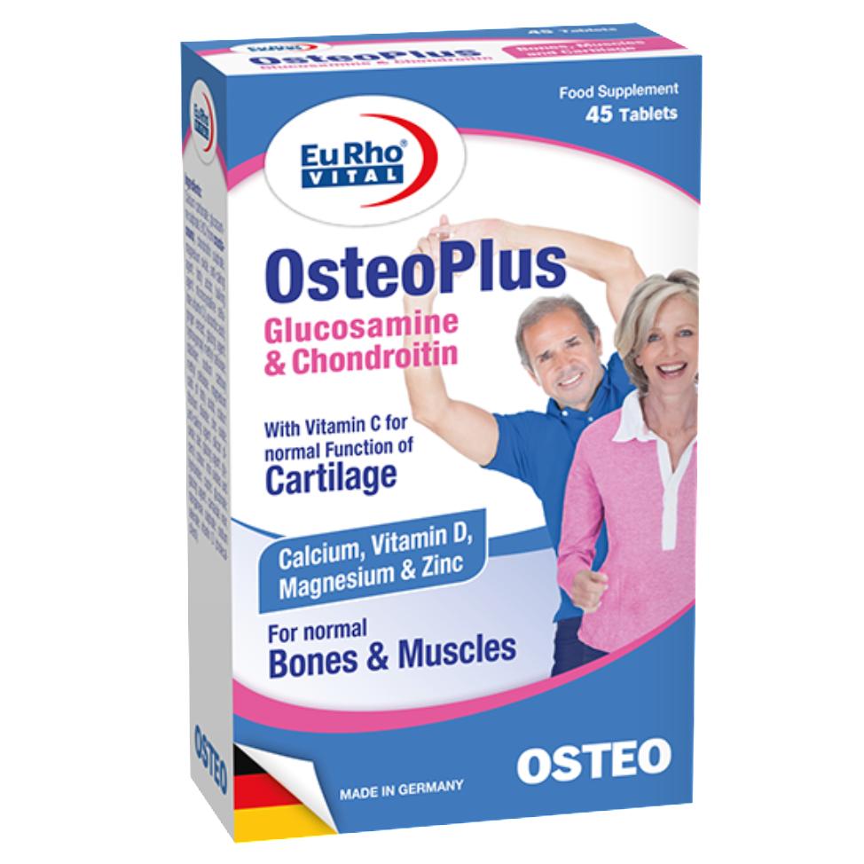 [Hcm]Thực Phẩm Hỗ Trợ Xương Khớp Eurho Vital Osteoplus Glucosamin