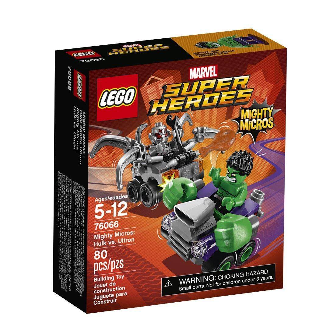 [100% chính hãng]  LEGO 76066 Super Heroes Mighty Micros: Hulk vs. Ultron  80pcs 5+ lego lắp ráp khổ