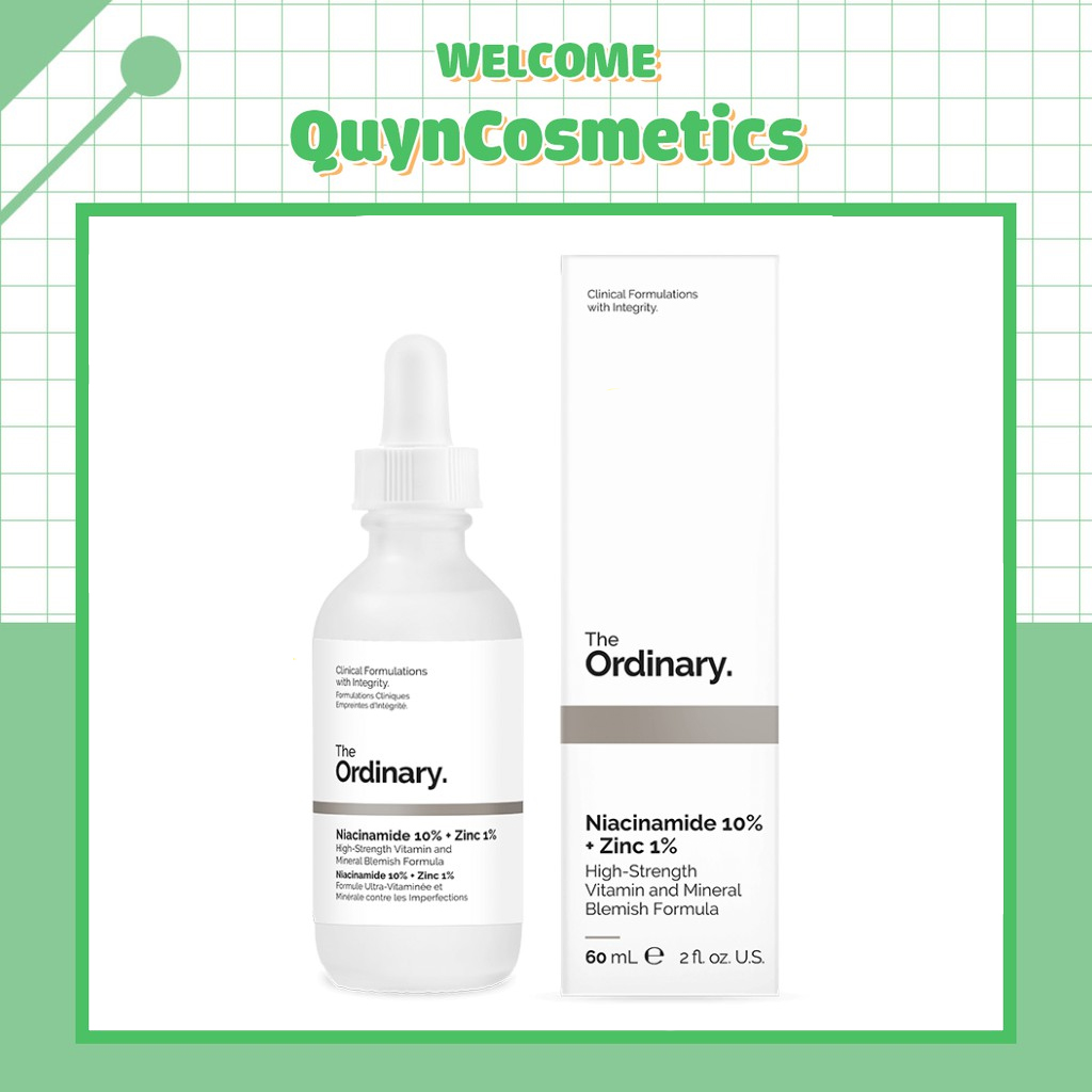 Tinh Chất The Ordinary Niacinamide 10% + Zinc 1% Serum The Ordinary Niacinamide 10% + Zinc 1%