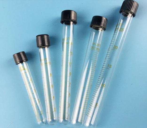 Ống Nghiệm Nút Vặn Chia Vạch 5Ml ( Kích Thước 100X10Mm)