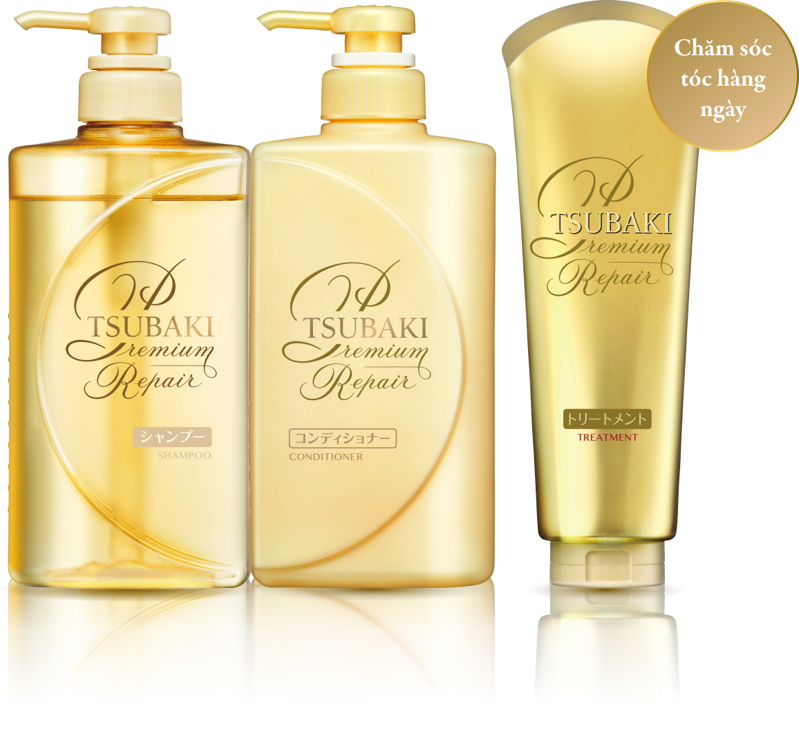 Bộ Đôi TSUBAKI Phục Hồi Ngăn Rụng Tóc (490ml/chai)