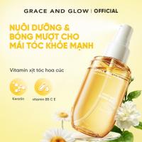 Xịt dưỡng tóc Grace & Glow Daisy Hair Vitamin Mist Xịt dưỡng tóc hương nước hoa với Keratin chống xơ rối
