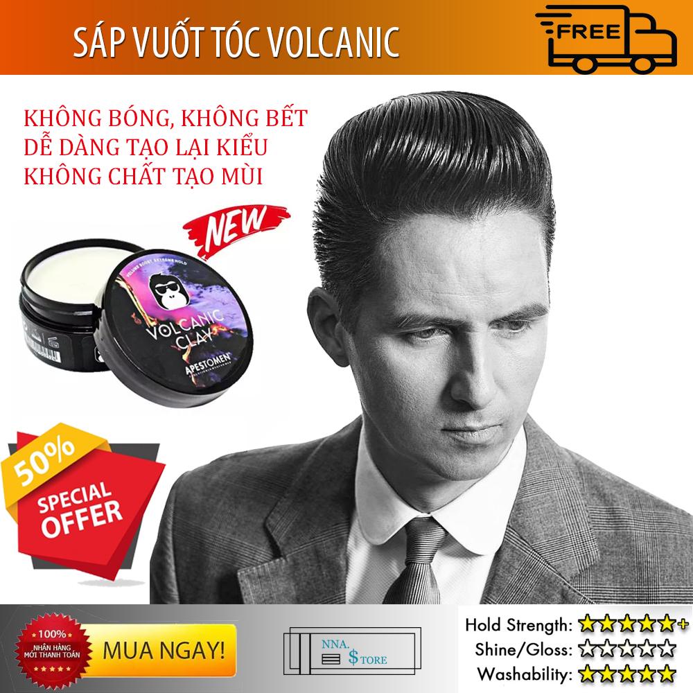 Sáp Vuốt Tóc Volcanic Clay Sáp Vuốt Tóc Sáp Vuốt Tóc Nam Sáp Vuốt Tóc Cao Cấp - Giúp Giữ Nếp Nguyên Vẹn Ngay Cả Khi Đội Mũ Bảo Hiểm Hương Thơm Dịu Nhẹ Giúp Đem Lại Cảm Giác Dễ Chịu - Gội Sạch Dễ Dàng Vô Cùng An Toàn Cho Sức Khỏe!