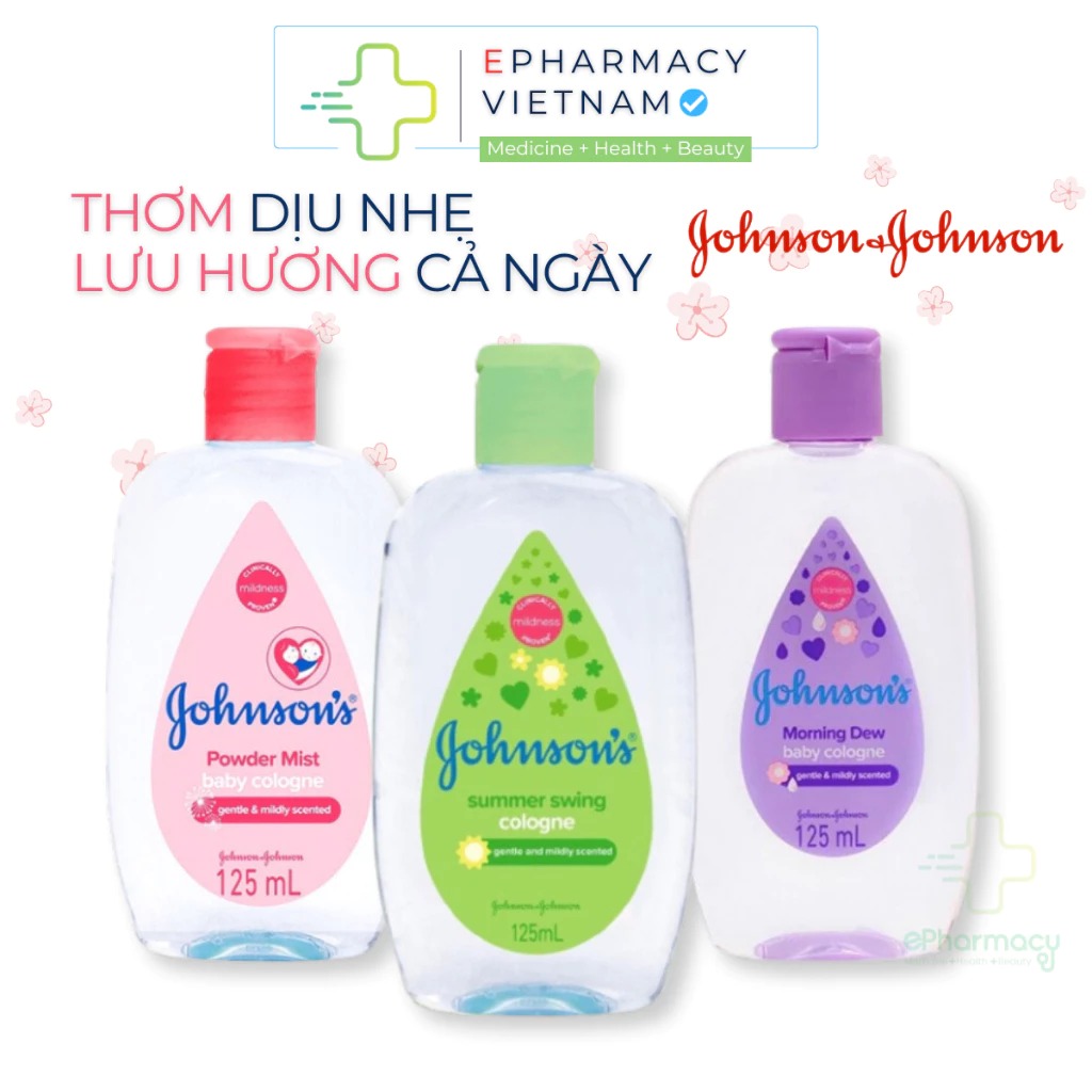 Nước hoa Johnsons Baby Cho Trẻ Em Lưu Hương Thơm Mát