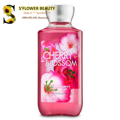 Cherry Blossom | Gel Tắm Lưu Hương Mịn Da Bath & Body Works Shower Gel (295Ml)