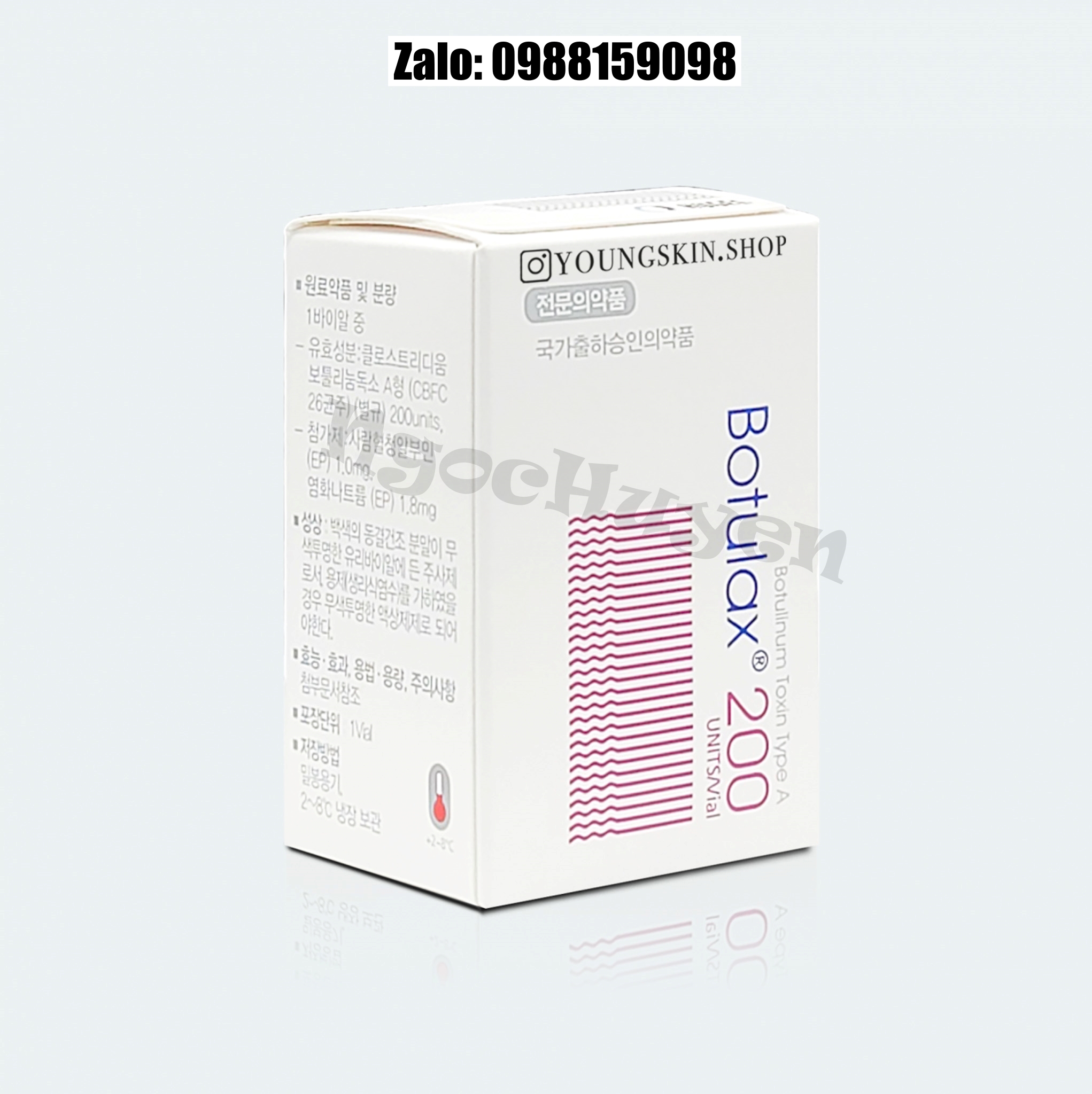 Botox Botulax 100U - 200U - Botox100 - Botox200- Botox Hàn Quốc - Botox Chính Hãng - Thon gọn hàm, bắp