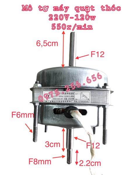 Mô tơ Máy Quạt Thóc 220v mô tơ quay nông nghiệp mô tơ quay tròn