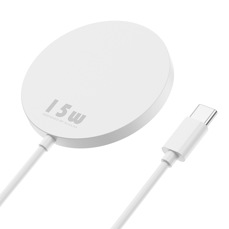 【50% OFF Voucher】KUULAA 15W Qi Mag/netic Fast Wireless Charger sạc không dây Mini 5mm Quick Wireless Charging For IPhone Samsung Huawei Xiaomi Mobile Smartphone Android