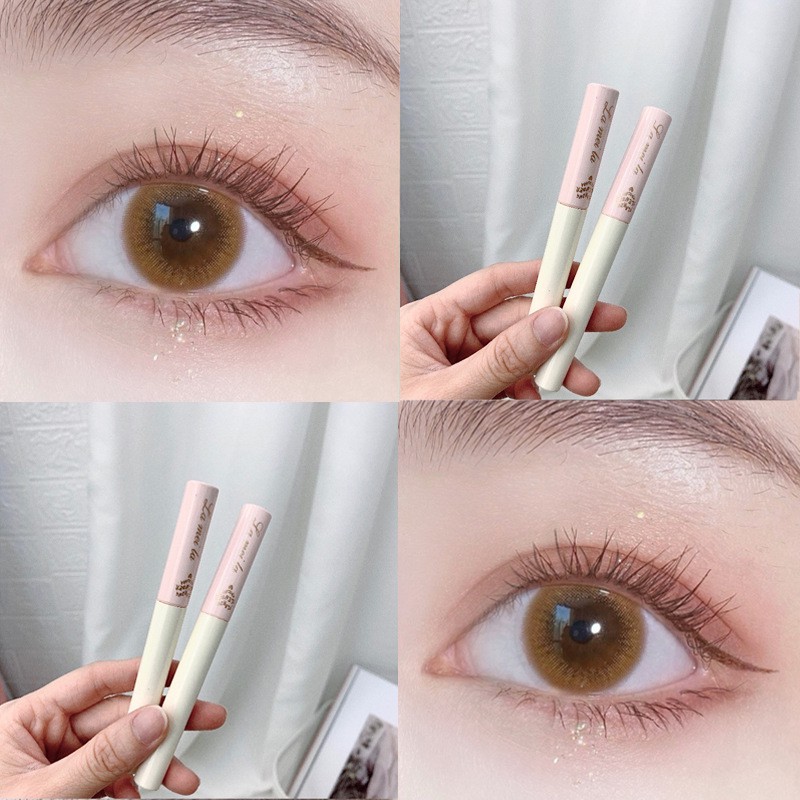 Chuốt Mi Mascara Siêu Mảnh Tơi Mi Lameila Skinny Microcara Vỏ Hồng 2 Màu Đen Nâu