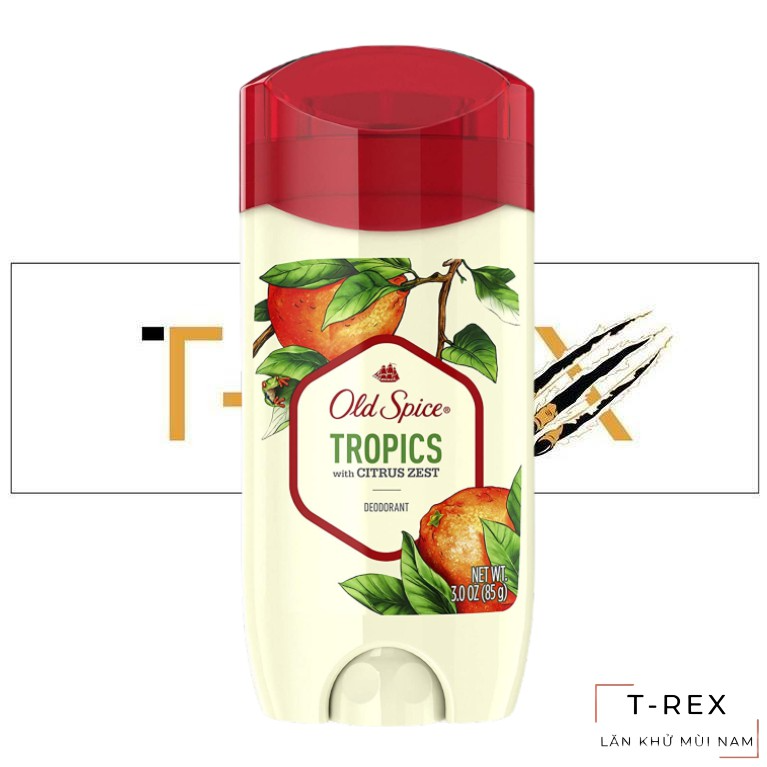 [Hcm]Lăn Khử Mùi Old Spice Inspired By Nature Collection Tropics 85G (Cam Kết Hàng Đúng Mô Tả Chất Lượng Đảm Bảo An Toàn)