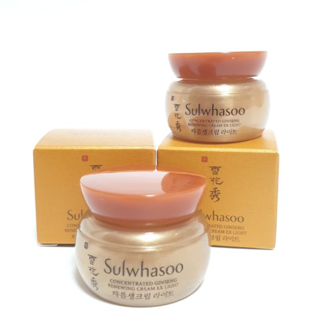 [HCM]Kem tái tạo da từ nhân sâm cô đặc Sulwhasoo Concentrated Ginseng Renewing Cream ex 5ml mới sản phẩm có nguồn gốc xuất xứ rõ ràng dễ dàng sử dụng cam kết sản phẩm y như hình