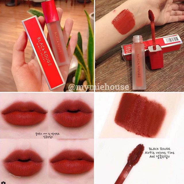 SON BLACK ROUGE MÀU 06 ĐỎ NÂU GẠCH