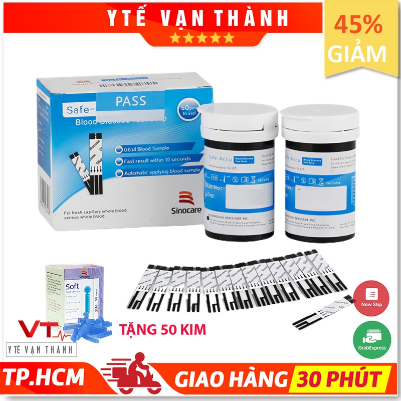 ✅ Que Thử Đường Huyết: Sinocare Safe Accu (Date Xa) - Vt0049 [ Y Tế Vạn Thành ]